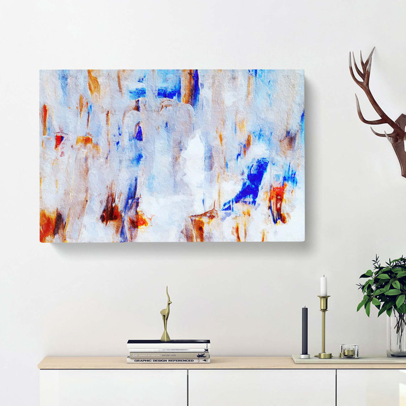 Abstract Art Painting Vol.34 - Wrapped Canvas, 50cm H x 76cm W x 3cm D