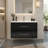 30" Wall-Mounted Floating Bathroom Vanity with Double Drawers System