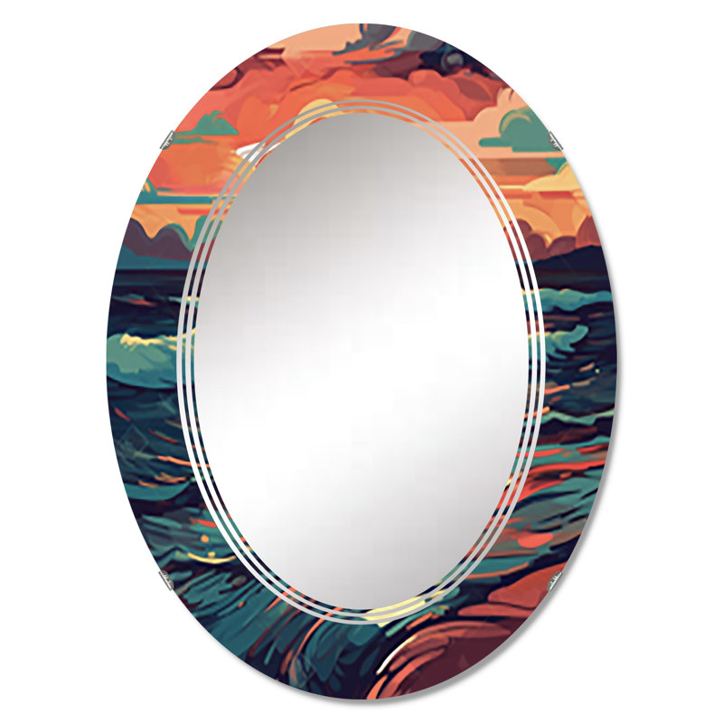Miroir mural Zeyu, 30 po x 20 po