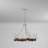 Lipton 6 - Light Steel Dimmable Wagon Wheel Chandelier