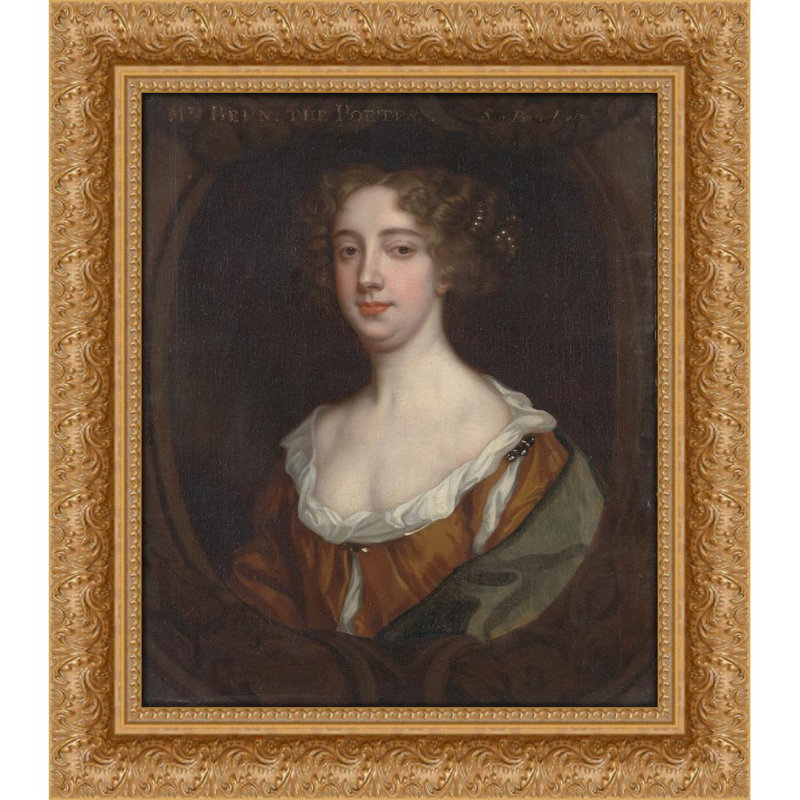 Aphra Behn (ca. 1670), 17" H x 15" W