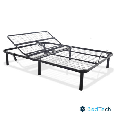 Adjustable Bed Base With Head Position Adjustment