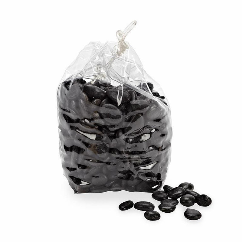 Remplisseurs de vases noirs Micro River Stones