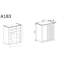 2 Door Laminate Wardrobe-1707190485