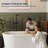 Single Handle Freestanding Tub Filler with Diverter-121579577