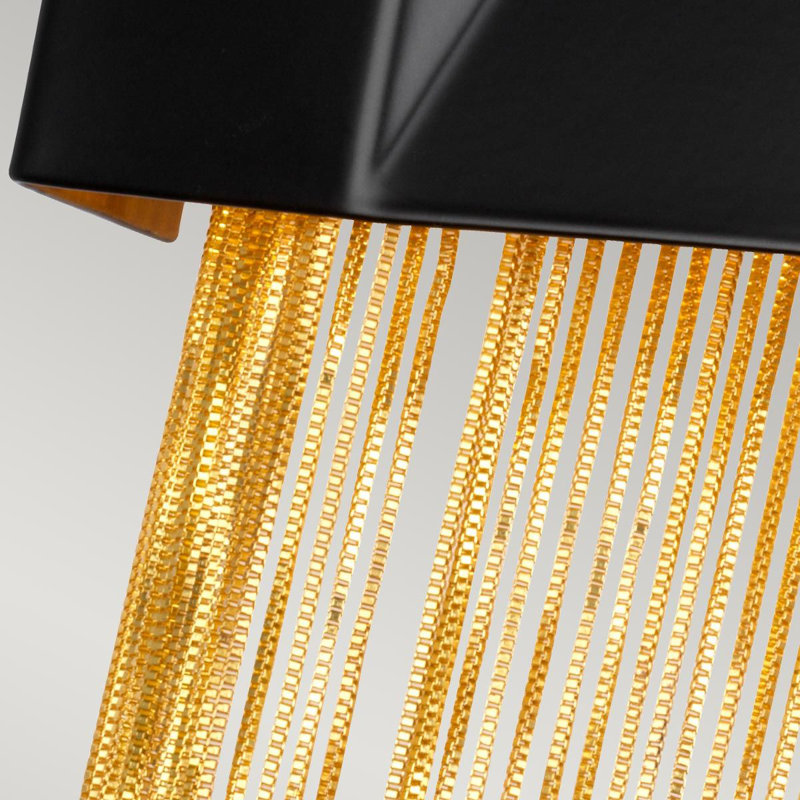 Troy Steel Armed Sconce, Gold