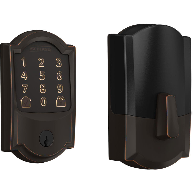 Encode Smart WiFi Deadbolt with Camelot Trim, Aged Bronze, Yes