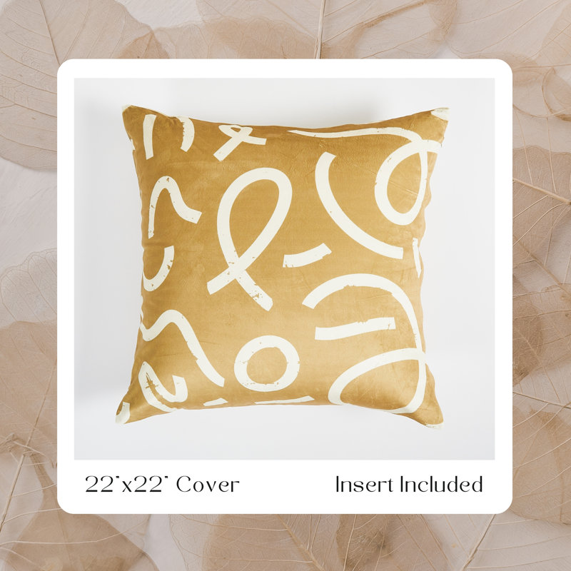 Coussin floral 22 po