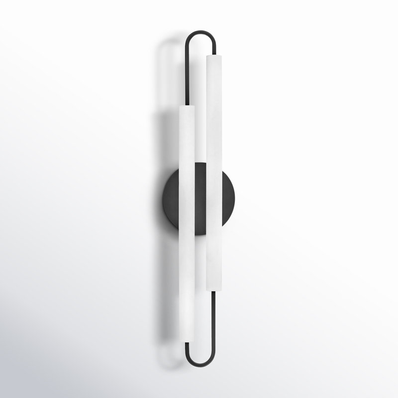 Eliseo Dimmable LED Bath Sconce, Black