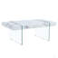 Table basse rectangulaire en bois 43,3 po avec pieds en verre trempé-1381071204-1388348333