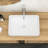 Quality White Ceramic Rectangular Bathroom Sink - Vessel Style, Stain , Longevity Vessel, Smooth Finish