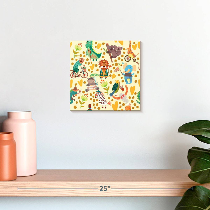 Ashelle Safari Animals Pattern