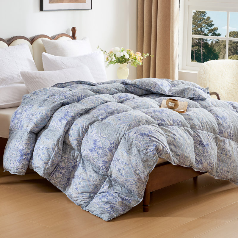 Édredon en duvet de plumes pour lit toutes saisons Sleep Zone, Édredon très grand