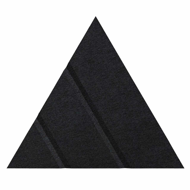 Triangles sonores Soundsorb - fixation murale, Noir