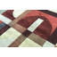 Hand-Knotted High-Quality Red, Green, and Brown Area Rug