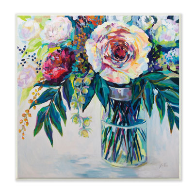 Vibrant Spring Bouquet, peinture abstraite par Wild Apple Porfolio - impression d'art graphique