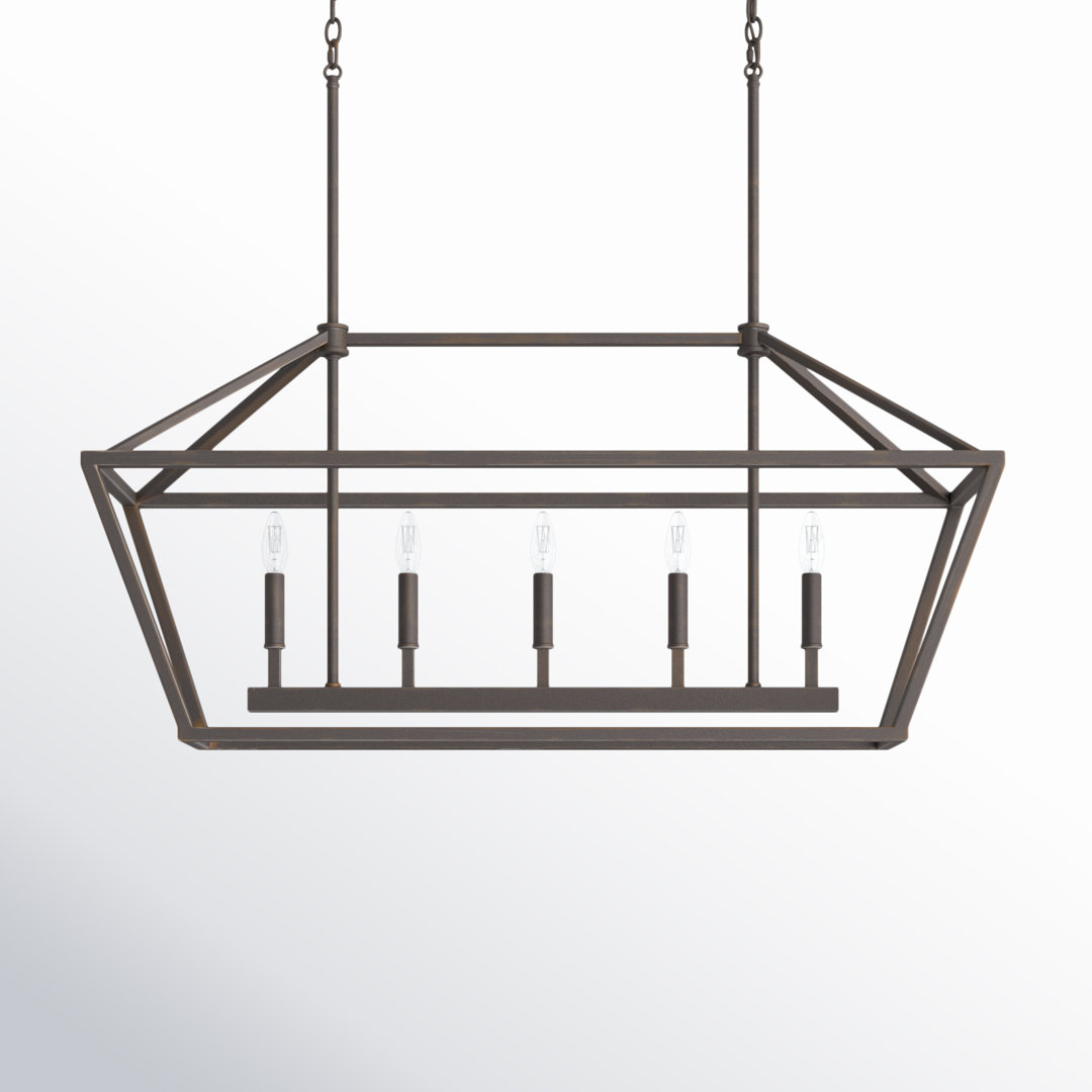 Glenhaven 5 - Light Kitchen Island Pendant Birch Lane™ Finish: Rubbed Bronze
