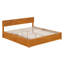 Lit plateforme Lamecia avec pied de lit à panneau et tiroirs de rangement-1261287162-1261287104