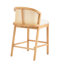 Ensemble de 2 tabourets de comptoir en bois Tatti