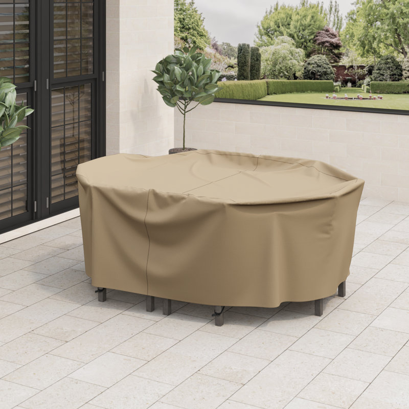 Outdoor Patio Dining Set Cover, 32" H x 64" W x 96" D