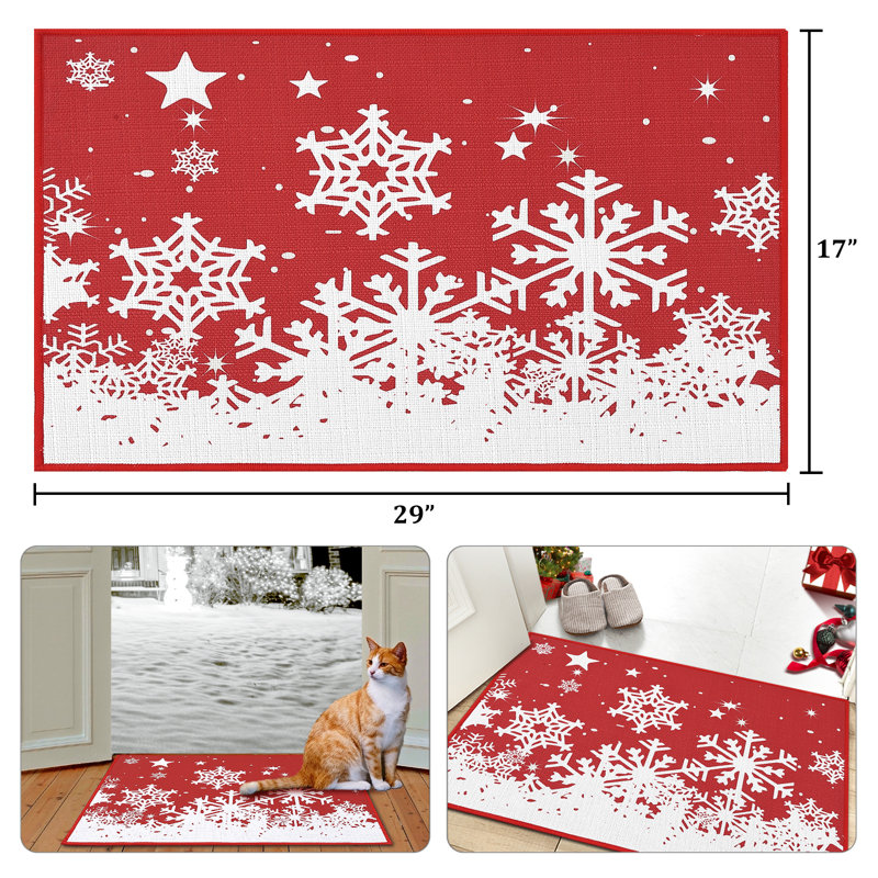 Paillasson Christmas, L 17 po x L 29 po