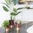 Badiu 3 Piece Metal Indoor Outdoor Planter with Gold Base Set-1192210522