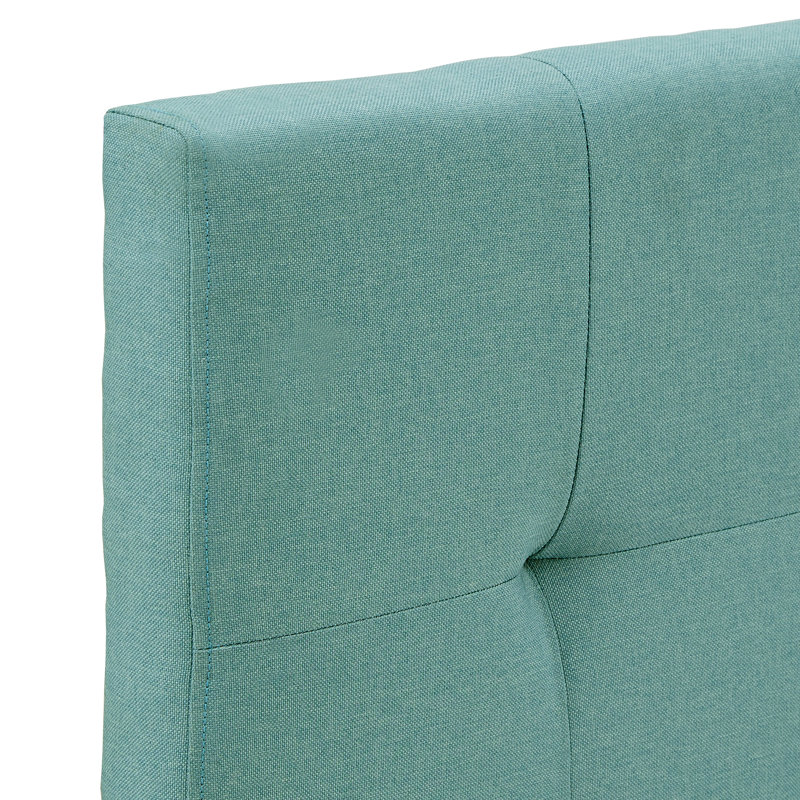 Kaern Upholstered Platform Bed, Blue