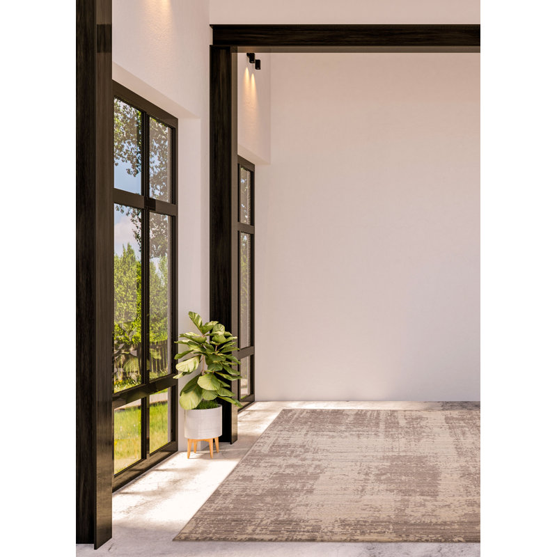 Tapis gris Elysian 7 pi 10 po x 9 pi 10 po