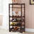 16 - Bottle Wine Bottle & Glass Rack