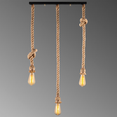 3 - Light Black/Brown Kitchen Island Pendant