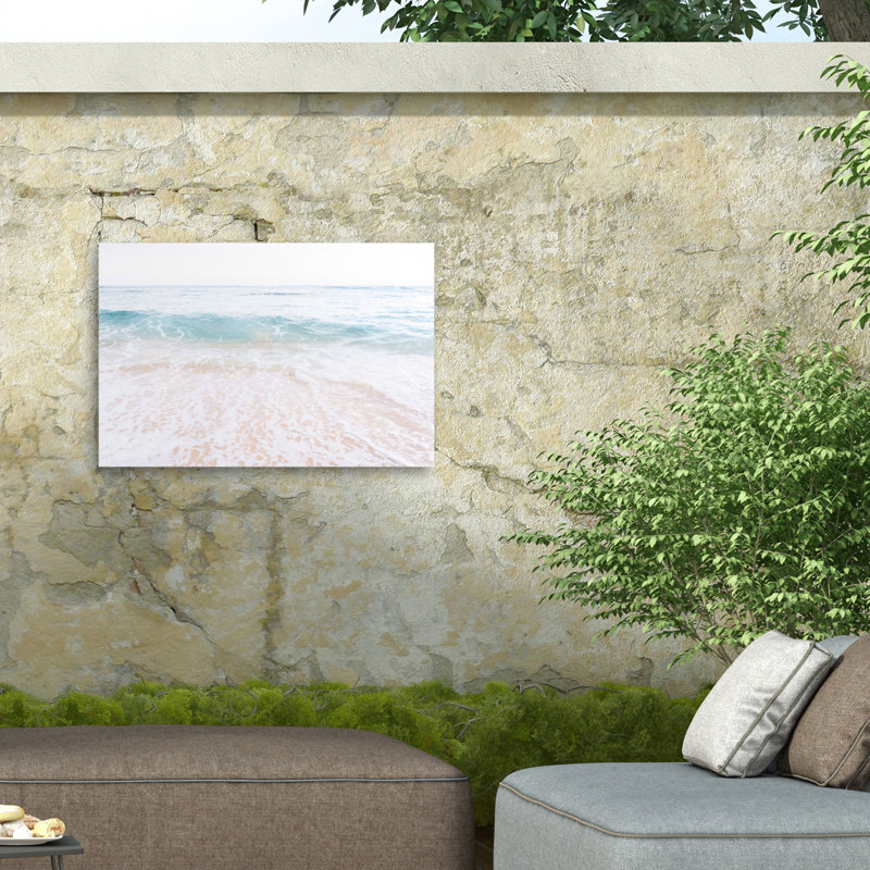 Elena Chukhlebova Keep Calm And Go To The Beach Outdoor  Canvas, H 30 po x l 47 po