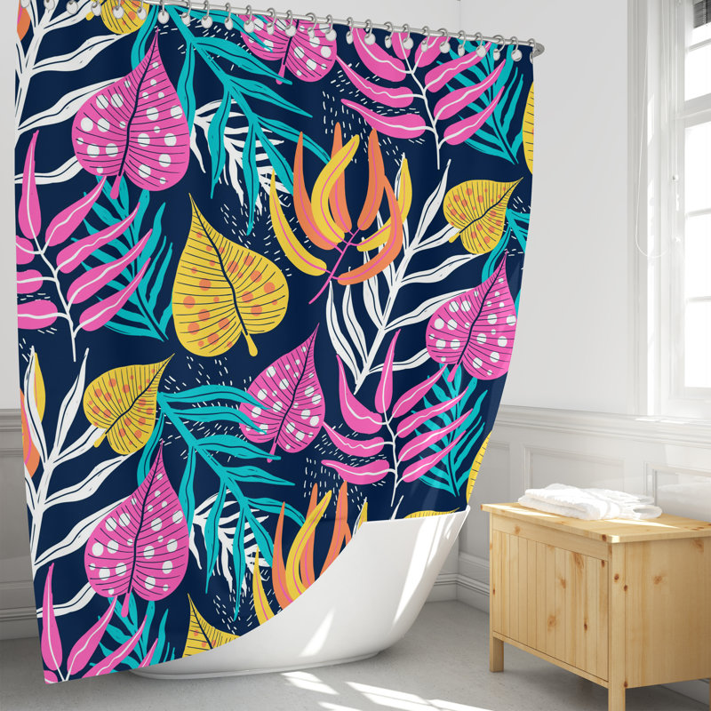 Rideau de douche Floral, H 93,00 po x l 70,00 po