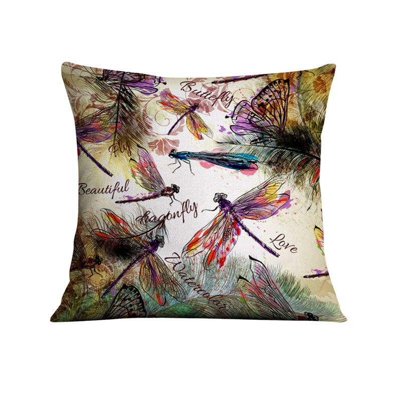 Throw Pillow Cover Only, Multi Abstract 3, H 20 po x l 20 po
