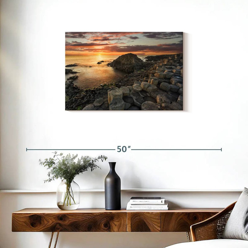 Nicci Giant's Causeway Rocks, 20" H x 30" W