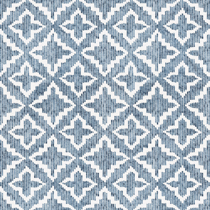 Cielo Blue Easy to Clean Vinyl Mat, Runner 2'6" x 6'5"