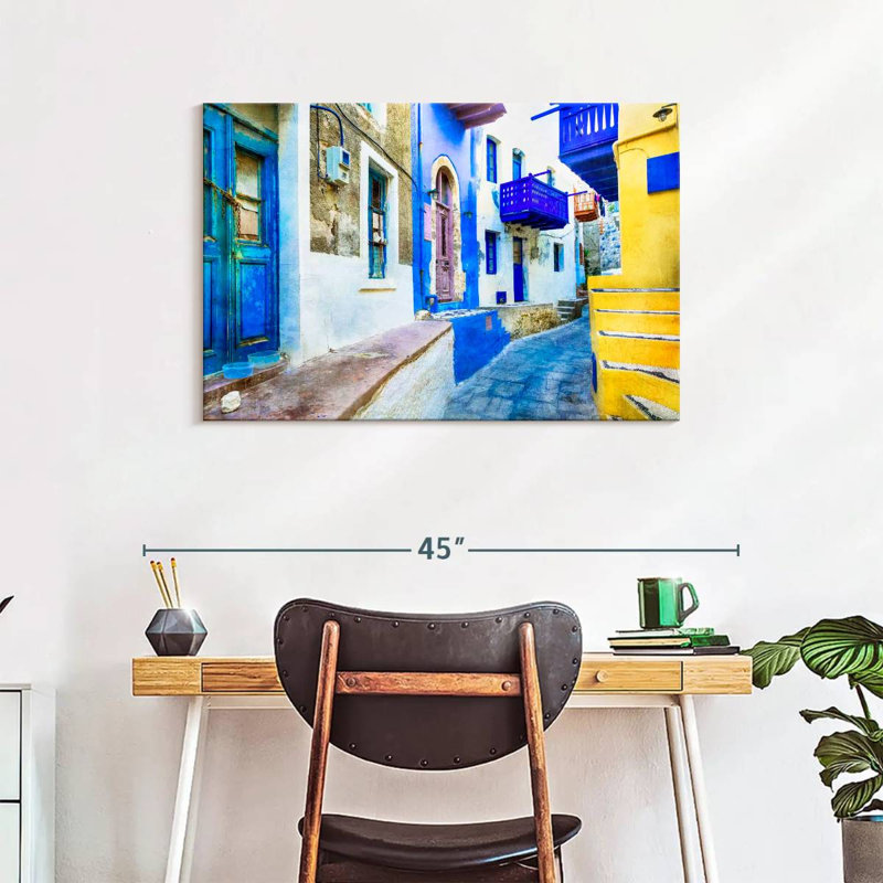Sirci Nisyros, ruelle résidentielle, H 24 po x l 36 po