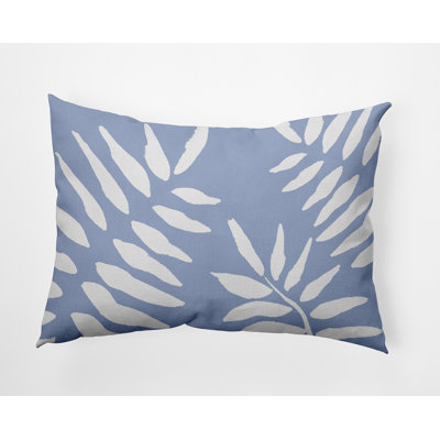 Beach Vacation Floral Outdoor Reversible Throw Pillow
