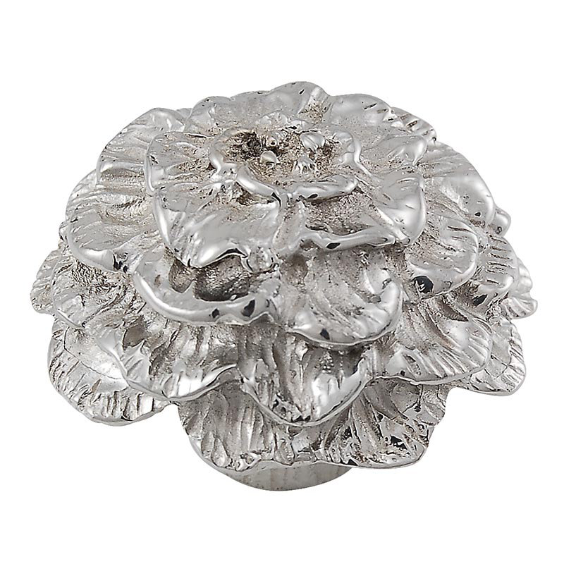 Carlotta Novelty Knob, Polished Silver