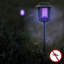  Éclairage à énergie solaire et insecte Zapper - Luminaire extérieur à double DEL / UV avec piquet pour jardins, allées, patios et étangs par Pure Garden