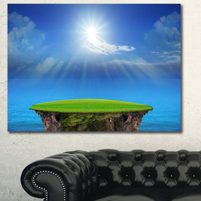 «Blue Sky and Sun Shining», reproduction de photo sur toile tendue