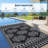 Large Outdoor Plastic Straw Rug Waterproof Outdoor Carpet Reversiable Patio Rug, Lightweight Portable Camping Mat, Easy-to-Clean Porch Floor Mat-764893993