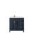 Daria 36'' Single Bathroom Vanity with Cultured Marble Top-98262262-98262264-98262265