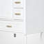Meuble-lavabo simple 24 po, meuble-lavabo compact, comptoir en céramique, quincaillerie dorée, style rétro, salle de bain-595509222