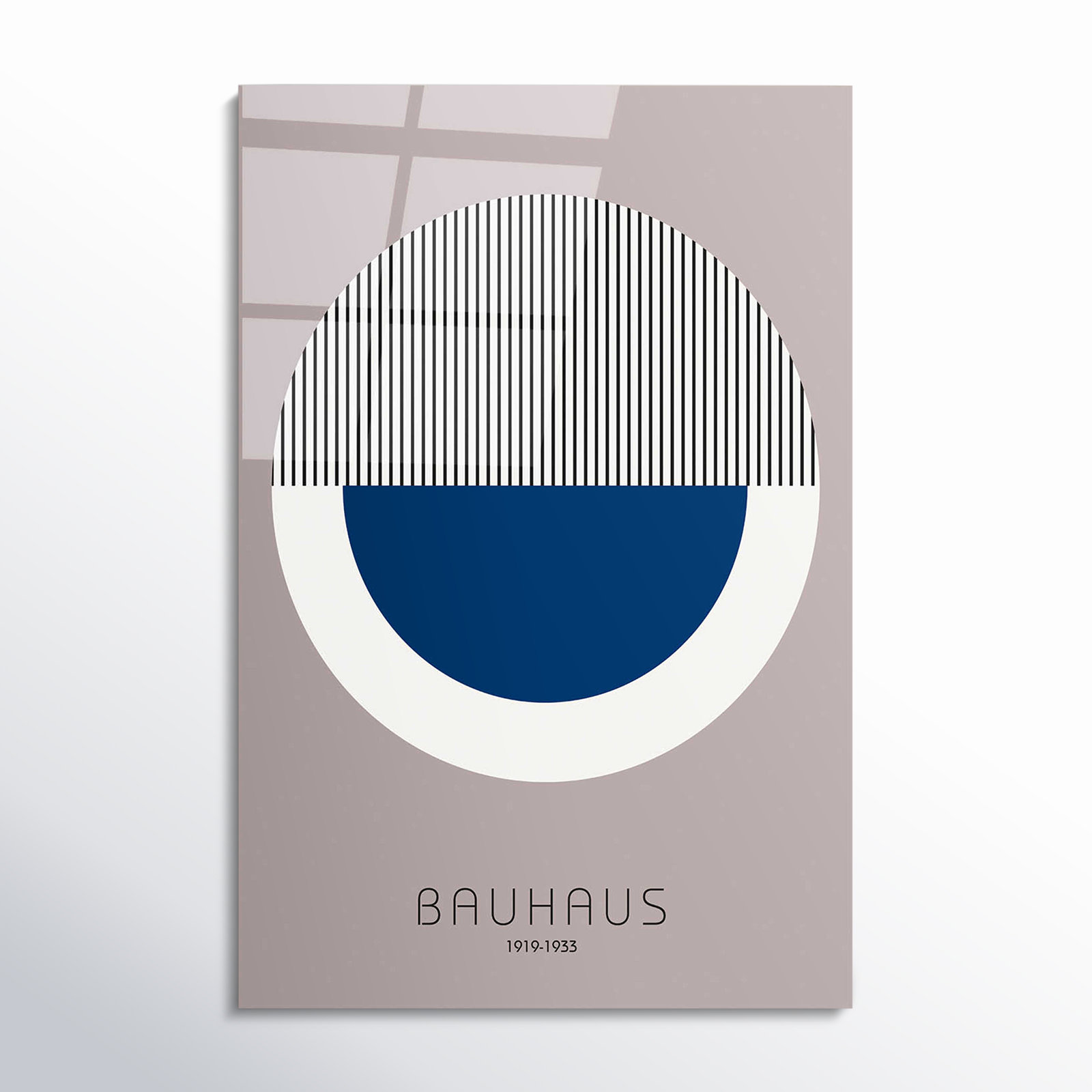 Bauhaus 7 On Plastic / Acrylic by Design Fabrikken Print, 16" H x 12" W x 0.13" D