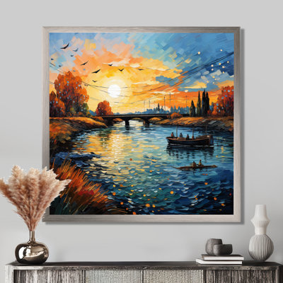 Vangogh The Bridge At Arles II - Vangogh Wall Art by Vincent Van Gogh Painting