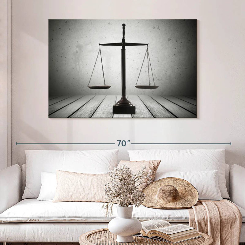Balanced Scale Of Justice, 32" H x 48" W