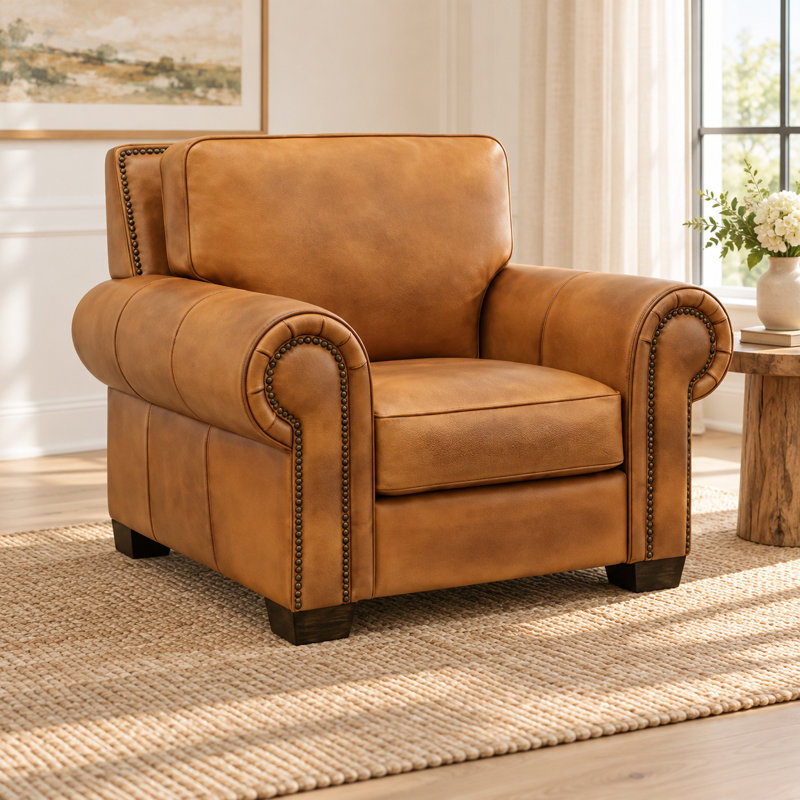 Fauteuil Valencia 100% cuir Valencia, fabriqué sur commande