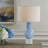 Patriquin Blue Glass Table Lamp