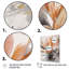 Abstraction de marbre orange et gris hypnotique - art mural abstrait en marbre-230553418-265948926-265948933