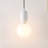 Matsu 1 - Light White/Black/Brass Single Pendant